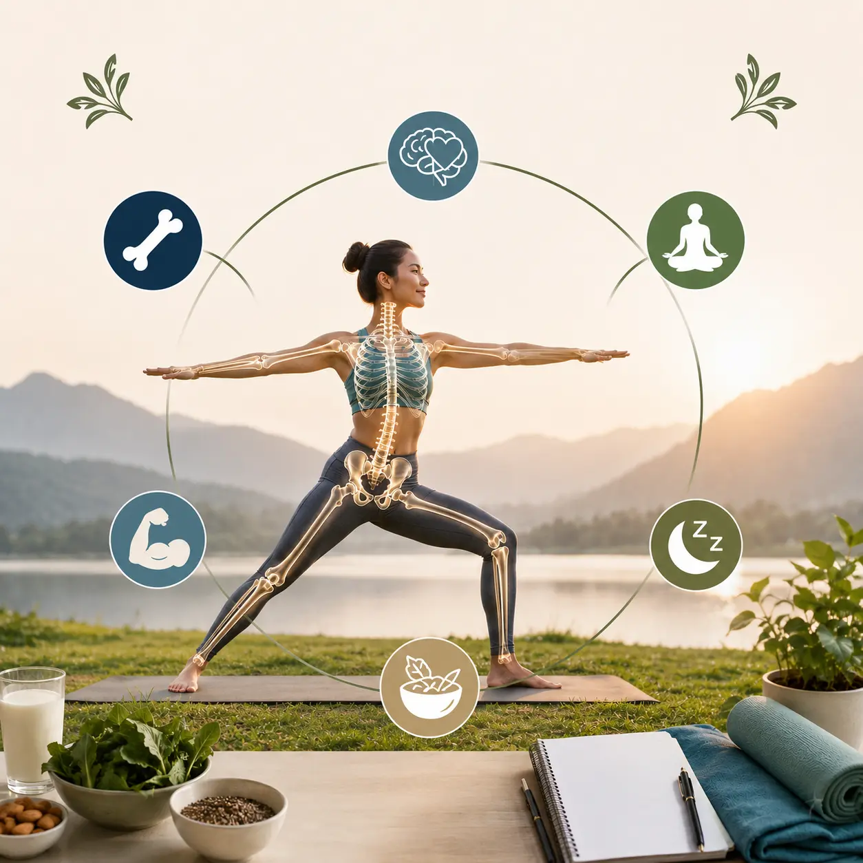 Integrated approach to bone health combining exercise, nutrition, sleep and medical therapy